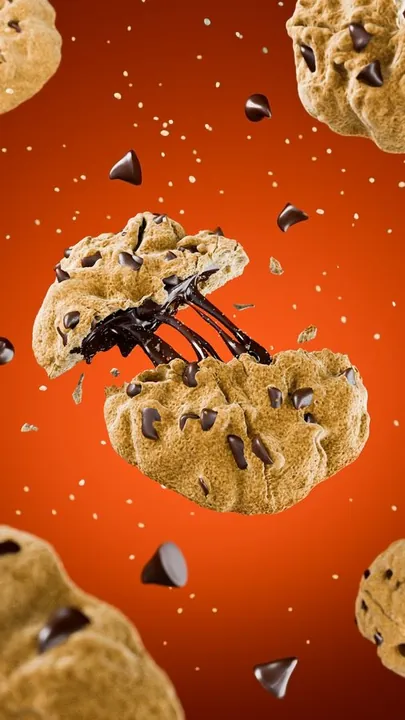 Chocolate Chip Cookie — Food CGI — ZBrush & Blender, CGI render by Luciano Richino