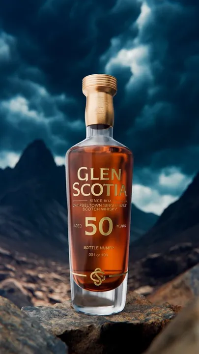 Glen Scotia 50 Years — Campbeltown Single Malt, CGI render by Luciano Richino