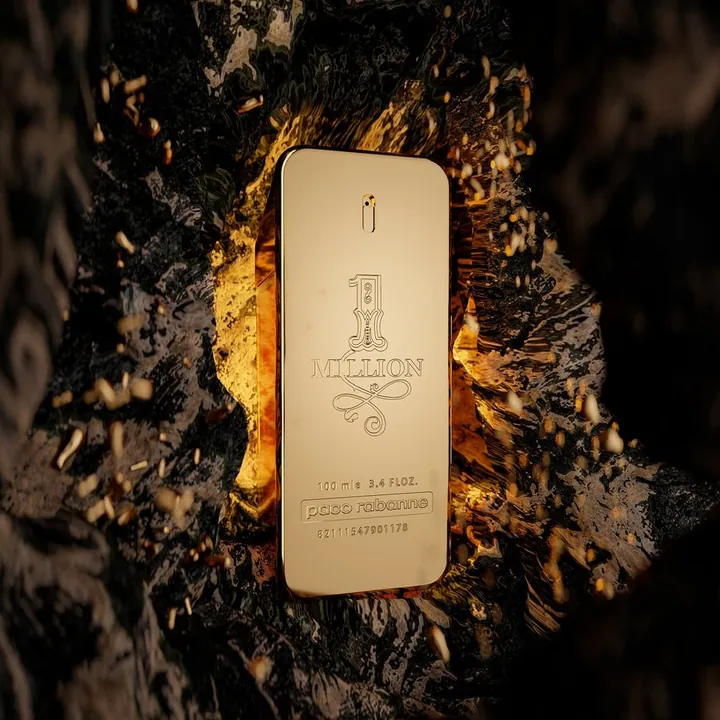 Paco Rabanne 1 Million — Fragrance — Hero shot, CGI render by Luciano Richino